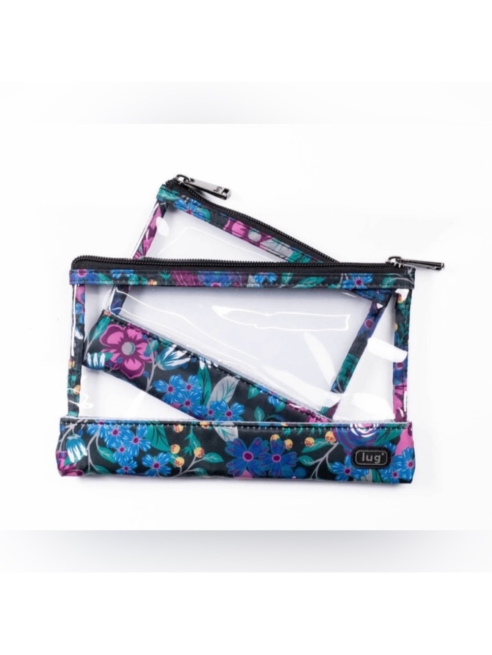 Lug Seesaw 2 Piece Quilted Clearview Envelopes Whimsy Black